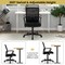 Black Office Chair Swivel Adjustable Height Mesh Back Lumbar Support Rolling Task Chair 300 Lbs